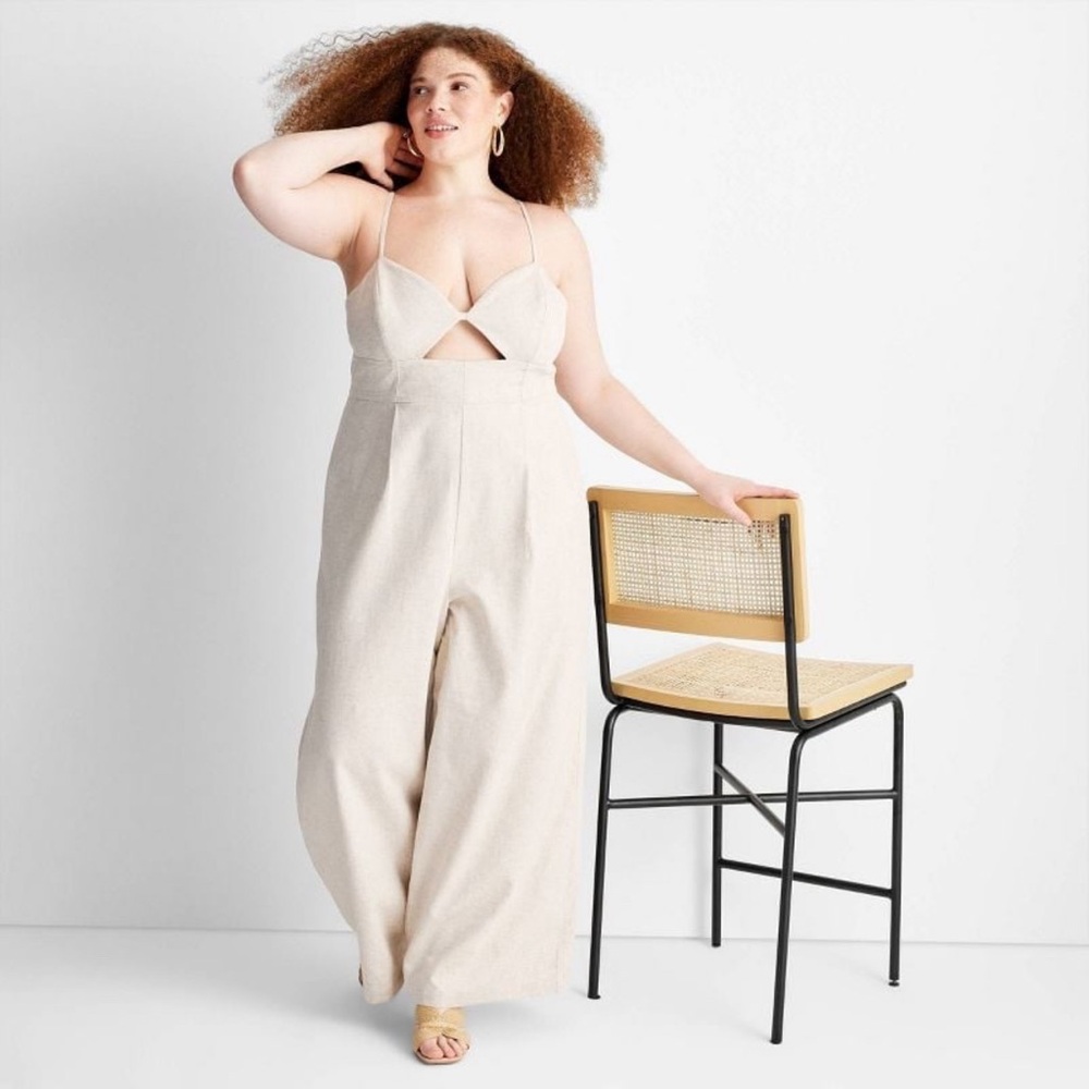 Future Collective x Jenny K Lopez Women's Strappy Cut-Out Wide Leg Jumpsuit 26